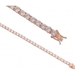 Monemel Rose Gold Gümüş En Kalın Su Yolu Bileklik 3,5mm Tasli(Altın Kaplama) Monemel Rose Gold Gümüş En Kalın Su Yolu Bileklik 3,5mm Tasli(Altın Kaplama)